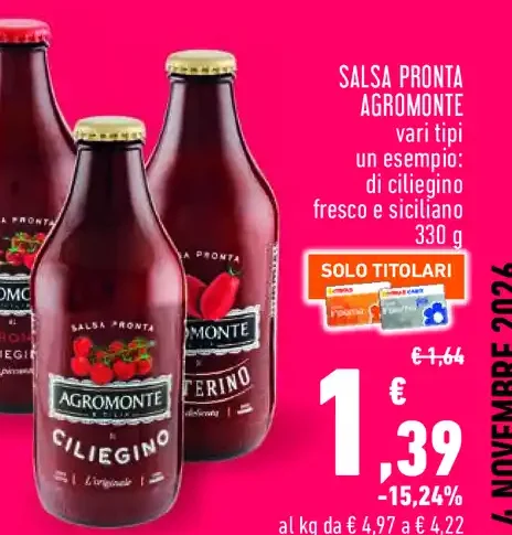 Salsa pronta Agromonte
