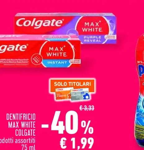 Dentifricio Max White Colgate