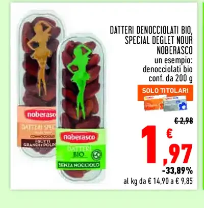 Datteri denocciolati bio