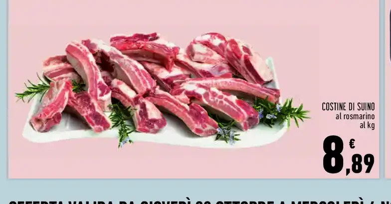 Costine di suino al rosmarino