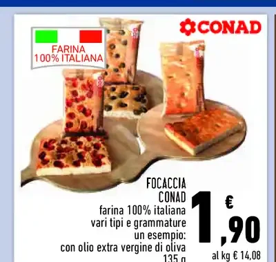 Focaccia Conad