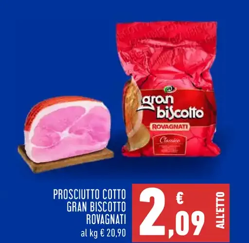 Prosciutto cotto Gran Biscotto Rovagnati
