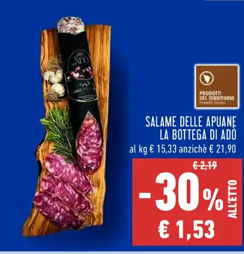 Salame delle Apuane La Bottega di Ado