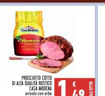 Prosciutto cotto Casa Modena