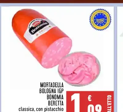 Mortadella Bologna IGP Bononia Beretta