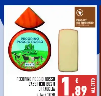 Pecorino Poggio Rosso Caseificio Busti