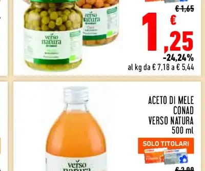 Legumi Conad Verso Natura
