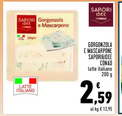 Gorgonzola e mascarpone Sapori&Idee Conad