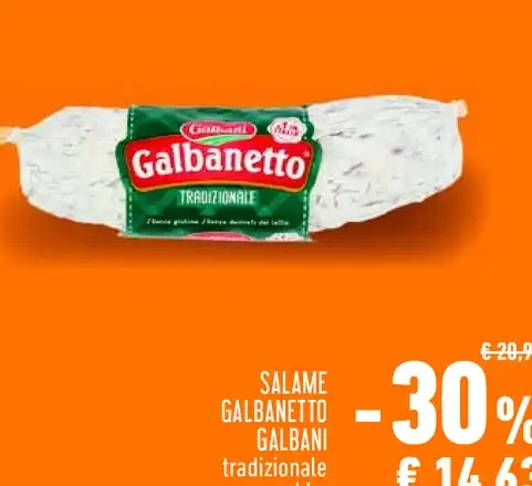Salame Galbanetto Galbani tradizionale