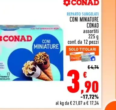 Miniature assortite Conad