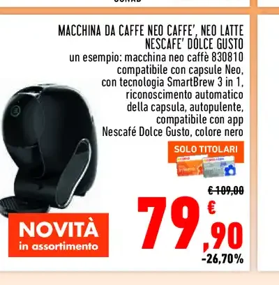 Macchina da caffè Nescafé Dolce Gusto
