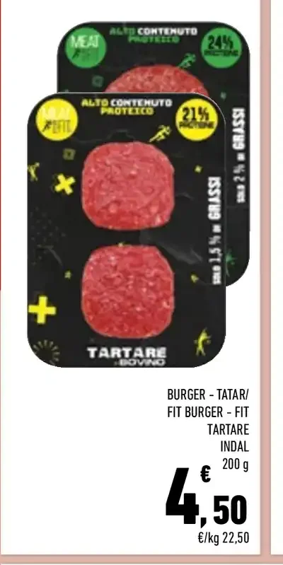 Burger tartare Fit