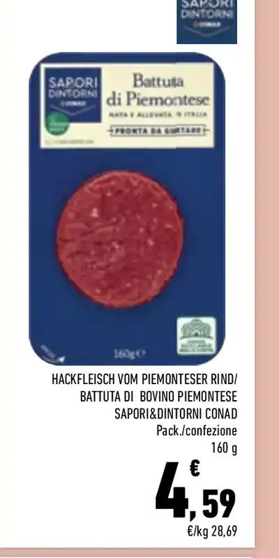 Battuta di bovino piemontese