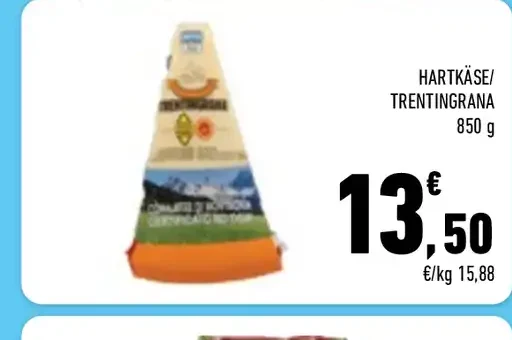 Hartkäse Trentingrana