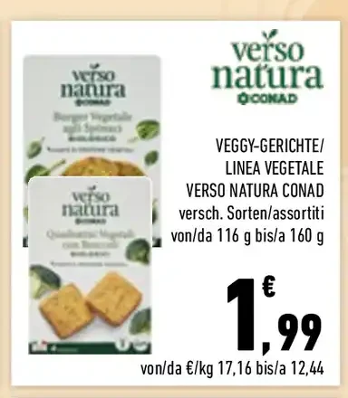 Specialità vegetali Verso Natura Conad
