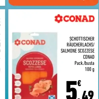 Salmone scozzese Conad