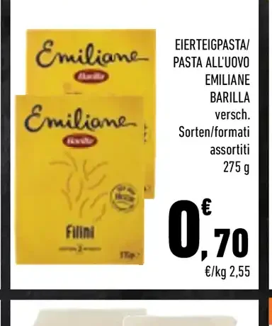 Pasta all'uovo Emiliane Barilla