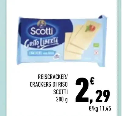 Cracker di riso Scottti