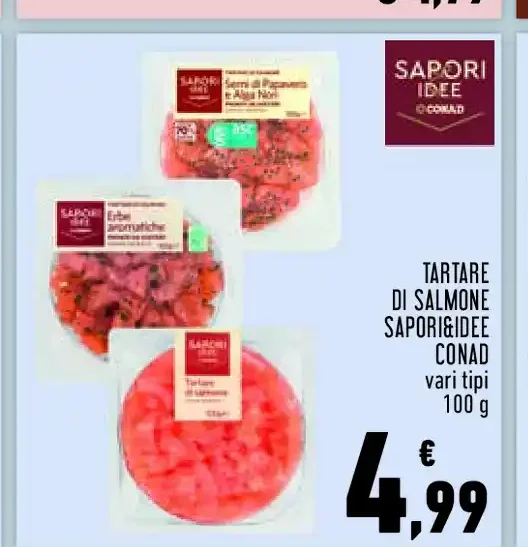 Tartare di salmone Sapori&Idee Conad