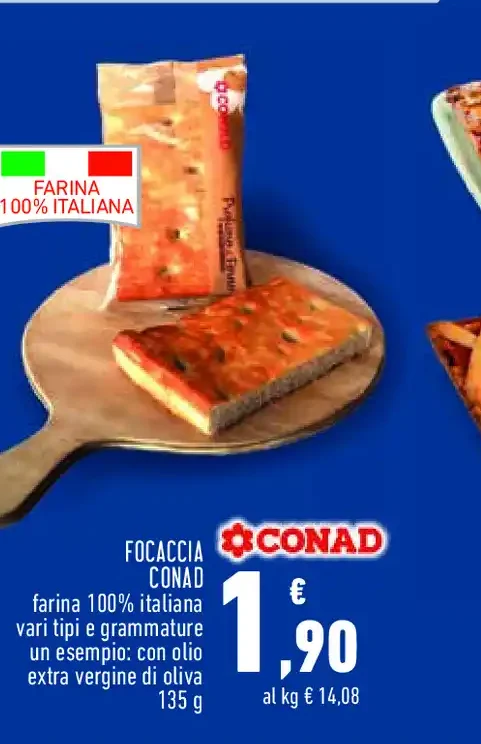 Focaccia Conad