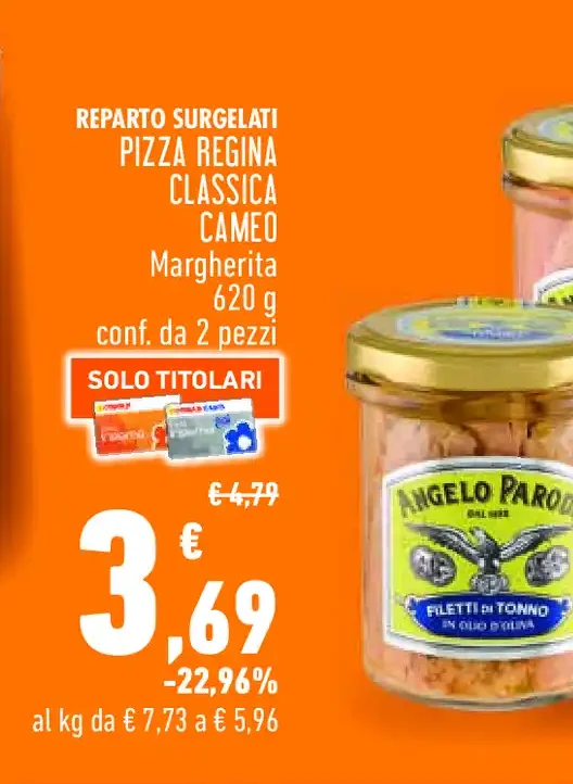 Pizza Regina classica Cameo Margherita