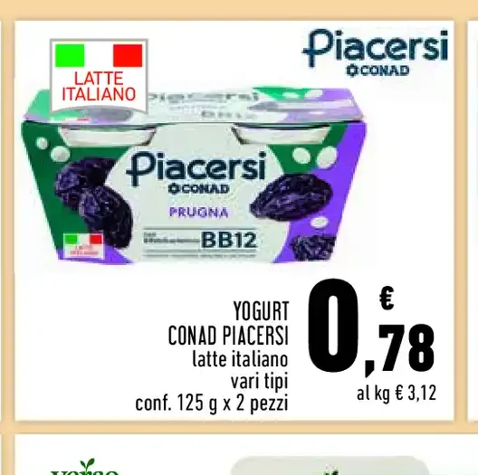 Yogurt Conad Piacersi