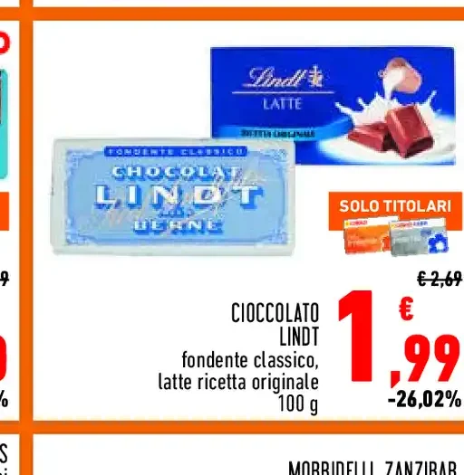 Cioccolato Lindt