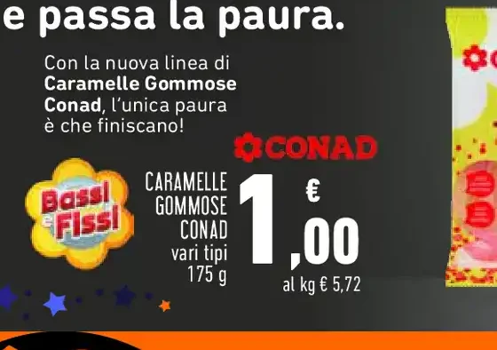 Caramelle gommose Conad