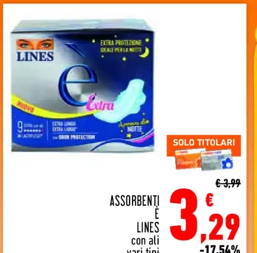 Assorbenti Lines