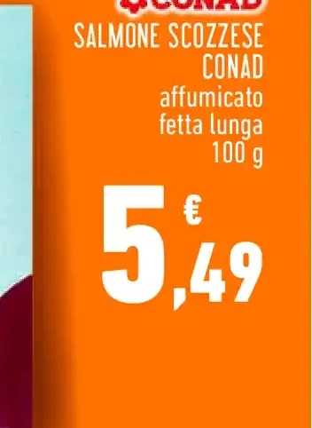 Salmone scozzese Conad