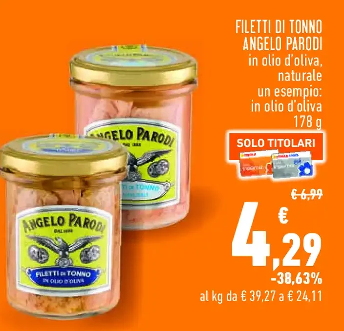 Filetti di tonno Angelo Parodi
