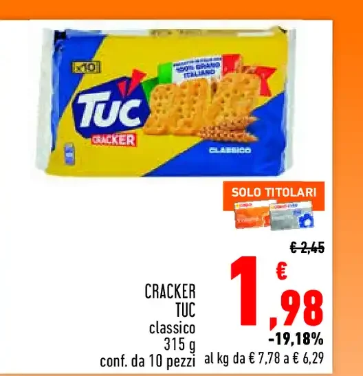 Cracker Tuc classico