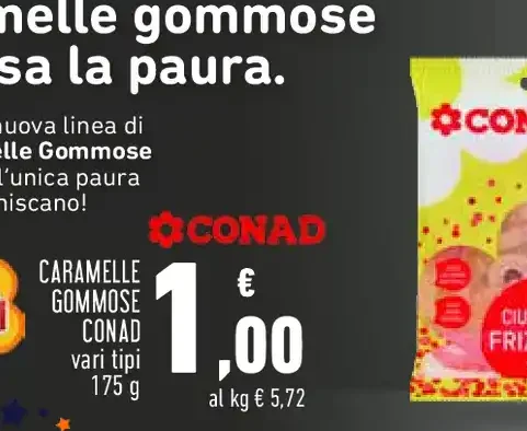 Caramelle gommose Conad