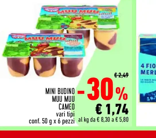 Mini budino Muu Muu Cameo