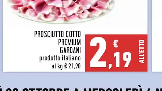 Prosciutto cotto premium Gardani
