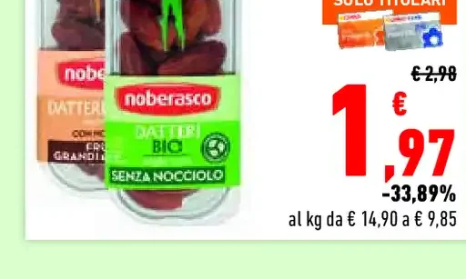 Datteri denocciolati bio Noberasco