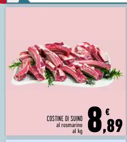 Costine di suino al rosmarino