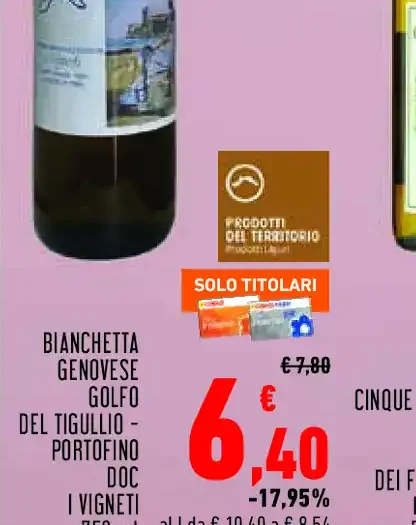 Bianchetta Genovese Golfo del Tigullio