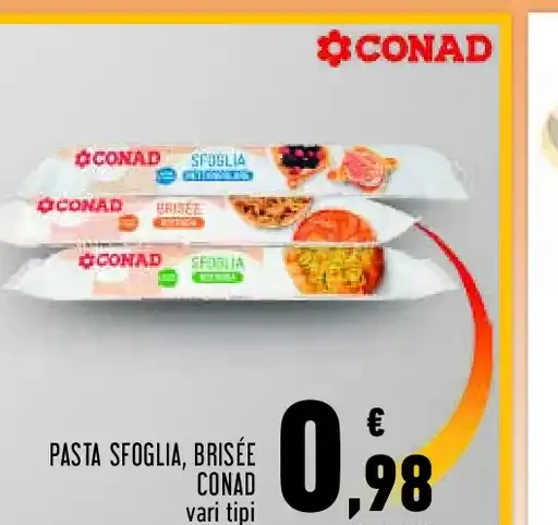 Pasta sfoglia e brisée Conad