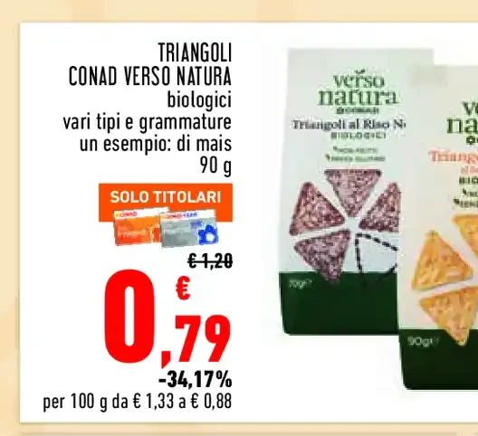 Triangoli Verso Natura Conad