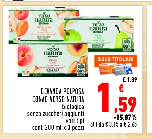 Bevanda polposa Verso Natura Conad