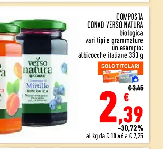 Composta biologica Verso Natura Conad