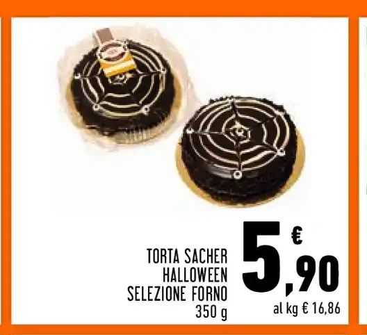 Torta Sacher Halloween