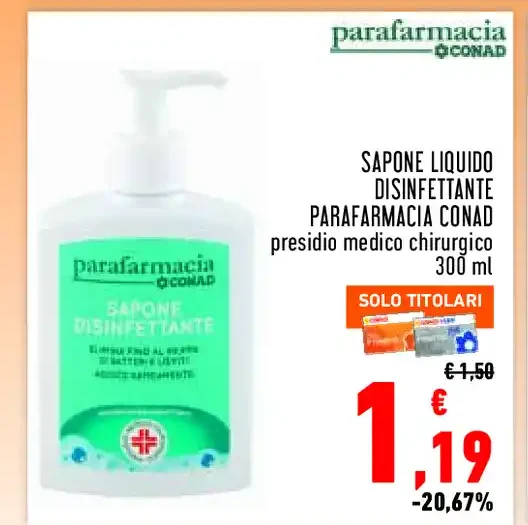 Sapone liquido disinfettante
