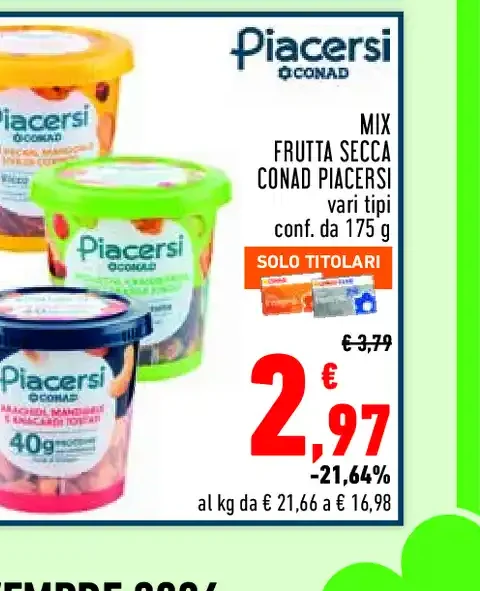 Piatto bilanciato Conad Piacersi