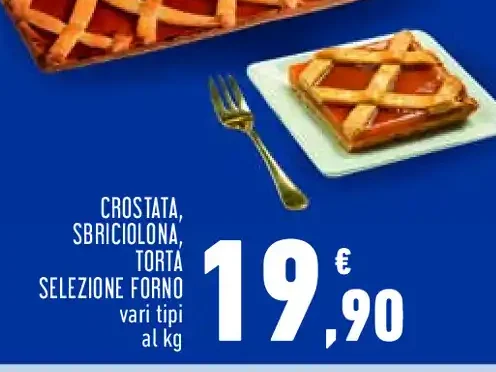 Crostata, sbriciolona, torta selezione forno
