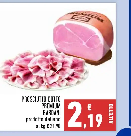 Prosciutto cotto premium Gardani