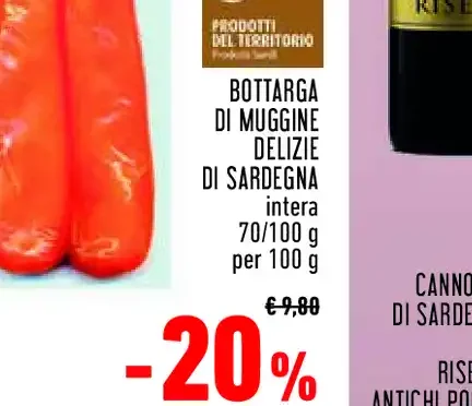 Bottarga di muggine delizie di Sardegna