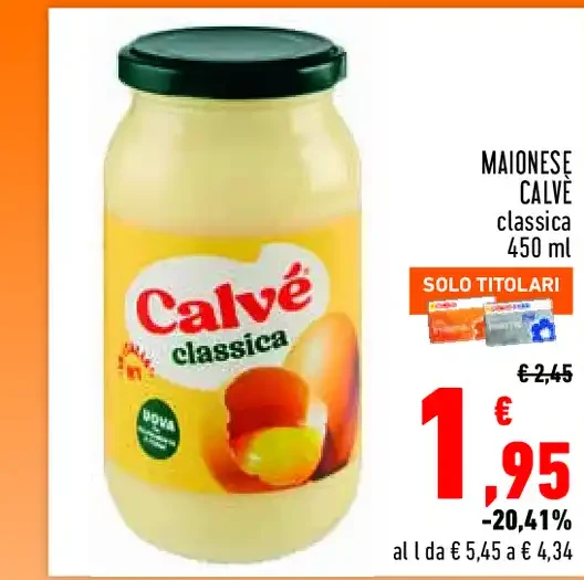 Maionese Calvé classica