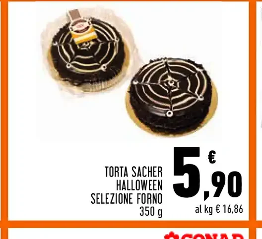 Torta Sacher Halloween